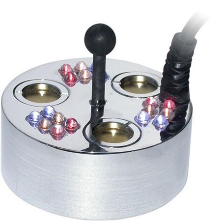 Alpine Corp Alpine Corp FG203LR 3 Head MiniPond Fogger with Ring NEW LED LIGHTS FG203LR